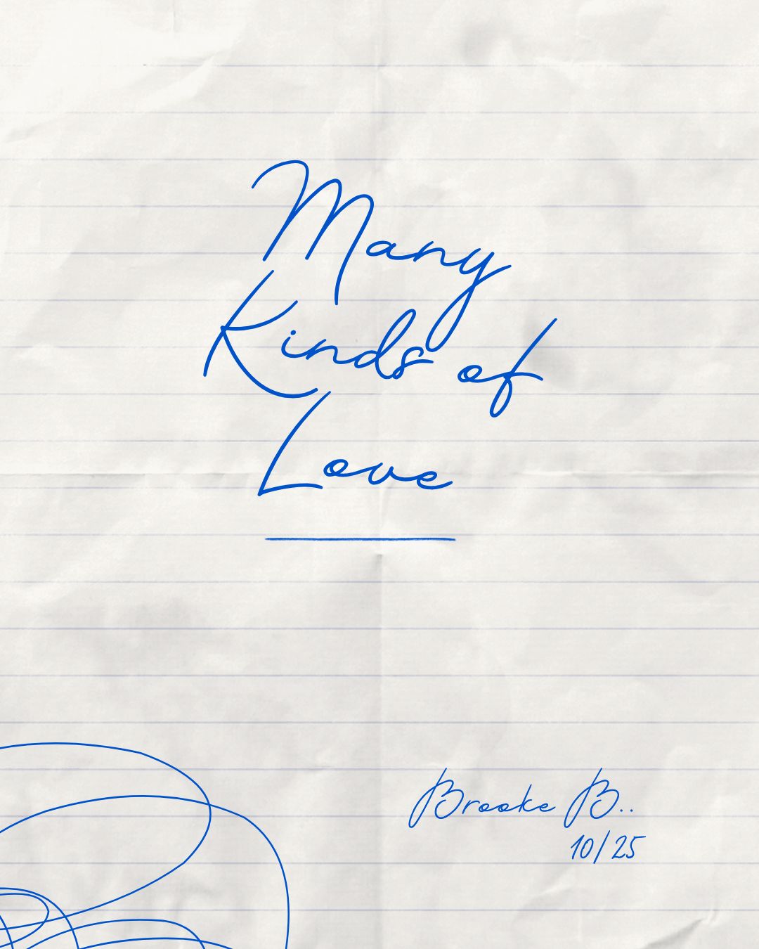 Many Kinds of Love 10/30/2025